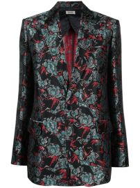 ZadigampVoltaire floral-jacquard single-breasted Blazer - at Farfetch