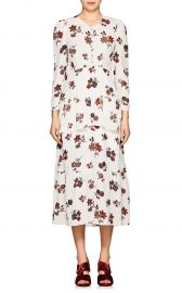 Zandra Floral Silk Crepe Dress at Barneys