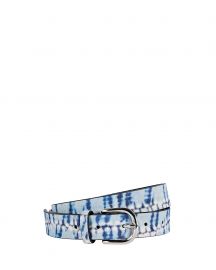 Zap Tie-Dye Leather Belt at Intermix