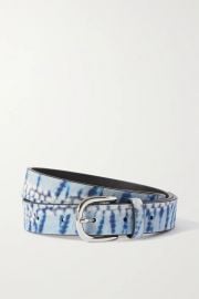 Zap Tie-Dyed Suede Belt by Isabel Marant  at Net A Porter