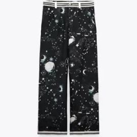 Zara Astrology Stars Moon Pants at Zara