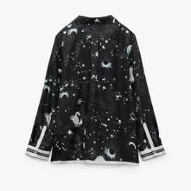 Zara Astrology Stars Moon Shirt at Zara