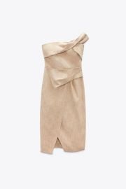 Zara Asymmetrical Slip Dress at Zara