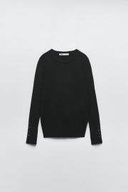 Zara Basic Knit Sweater at Zara