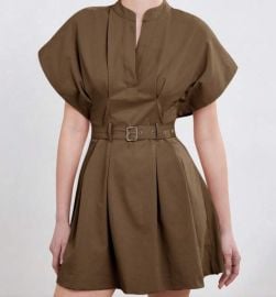 Zara Belted Short Dress at Zara