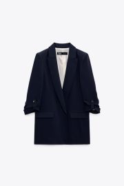 Zara Blazer with Rolled Up Sleeves at Zara