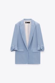 Zara Blazer with Rolled Up Sleeves at Zara