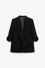 Zara Blazer with Rolled Up Sleeves at Zara