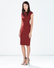 Zara Boatneck Tube Dress at Zara