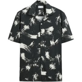 Zara Brushstroke Print Shirt at Zara