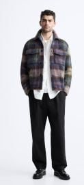 Zara Check Overshirt at Zara