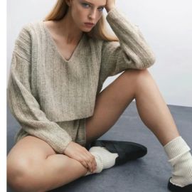 Zara Chunky Knit Sweater at no longer available