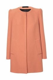 Zara Coat with Gathered Shoulders at Zara