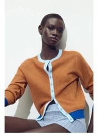 Zara Colorblock Cardigan at Zara