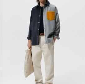 Zara Colorblock Corduroy Shirt at Zara