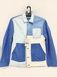 Zara Colorblock Denim Jacket at Zara