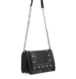 Zara Crossbody Bag with Metal Studs and Fringes at Zara