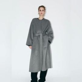 Zara Double Faced Wool Blend Coat at Zara