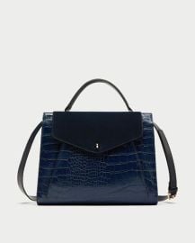 Zara Embossed City Bag at Zara