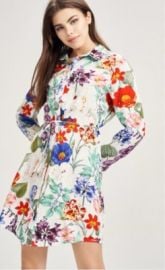 Zara Floral Dress With Roll Up Sleeves Womenaposs Size US 5 eBay at eBay