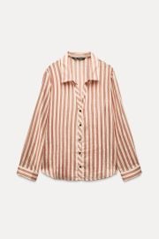 Zara Flowy Striped Shirt at Zara