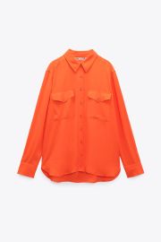 Zara Flowy with Pockets in Orange at Zara