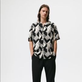 Zara Geometric Print Shirt at Zara