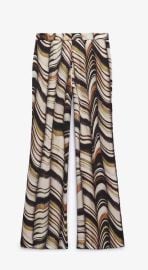 Zara High Waisted Marble Printed Flare Pants at Zara