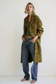 Zara Jacquard Coat Limited Edition at Zara