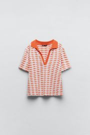 Zara Jacquard Polo Shirt at Zara