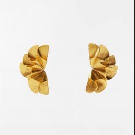 Zara Jewelry Zara Fan Earring In Gold Poshmark at Poshmark