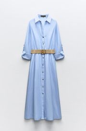 Zara Jute Belt Shirtdress at Zara