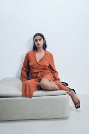 Zara Knit Shirt Dress at Zara