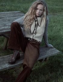 Zara Knit Waistcoat with Bow at Zara