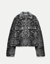 Zara Leopard Print Jacket at Zara