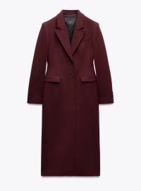 Zara Long Fitted Coat at Zara