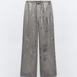 Zara Metallic Pants at Zara