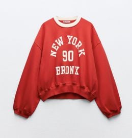 Zara New York 90 Sweatshirt at Zara