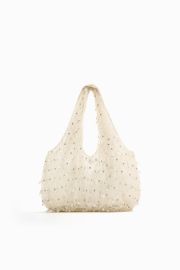 Zara Organza Peal Bucket Bag at Zara