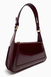 Zara Patent Finish Shoulder Bag at Zara