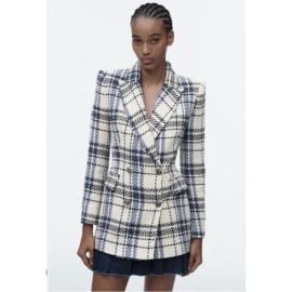 Zara Plaid Blazer at Zara