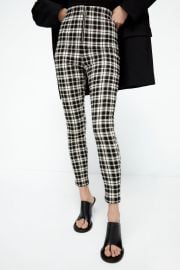 Zara Plaid Leggings at Zara