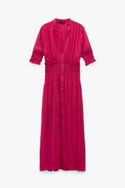 Zara Pleated Dress at Zara