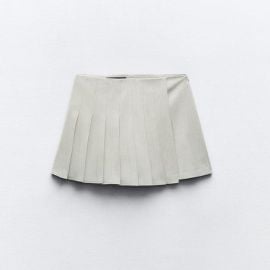 Zara Pleated Mini Skirt at Zara