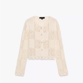 Zara Pointelle Cardigan at Poshmark