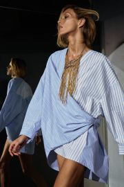 Zara Poplin Wrap Shirt at Zara