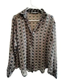 Zara Printed Blouse at Zara