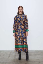 Zara Printed Shirt Dress at Zara