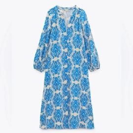 Zara Printed Tunic Dress at Zara