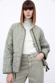 Zara Quilted Jacket with Pockets at Zara